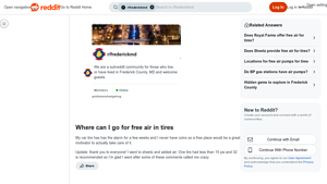 Frederick Tire Air Locations - Free Air Services