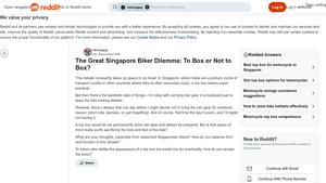Reddit - Motorcycle Top Boxes