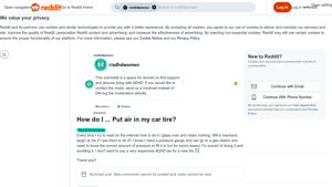 Reddit - Portable Tire Pump & Flashlight