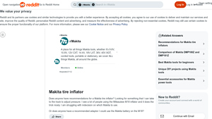 Makita - Tire Inflators DMP180ZX & DMP181ZX
