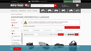 Rocky Mountain ATV/MC - Adventure Motorcycle Luggage