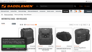 Saddlemen - Tactical Sissy Bar Bags