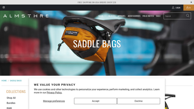 ALMSTHRE Cycling Saddle Bags