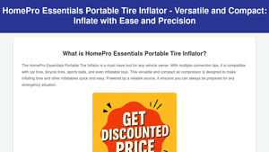 HomePro - Portable Tire Inflator