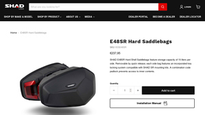Shadusa - E48 SR Saddlebags