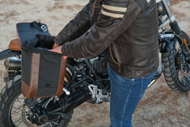 Illustrative image for side bags for motorcycle