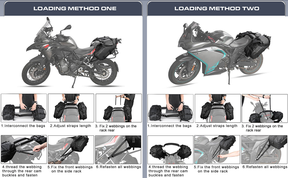 Illustrative image for side bags motorcycle