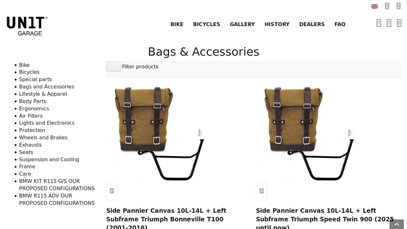 Motorcycle Bags Sale Online - Unit Garage