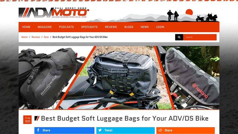 Best Budget Soft Luggage Bags for Your ADV/DS Bike