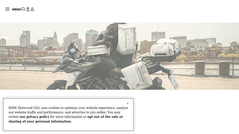 BMW Motorrad soft luggage solutions