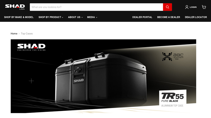 SHAD Motorcycle Top Cases | Expandable, Durable, Versatile