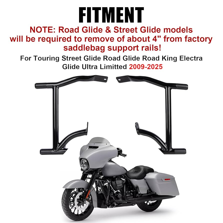 Illustrative image for street glide crash bar saddle bag