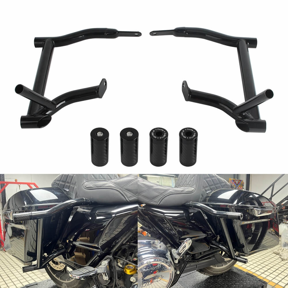 Illustrative image for street glide crash bar saddle bag