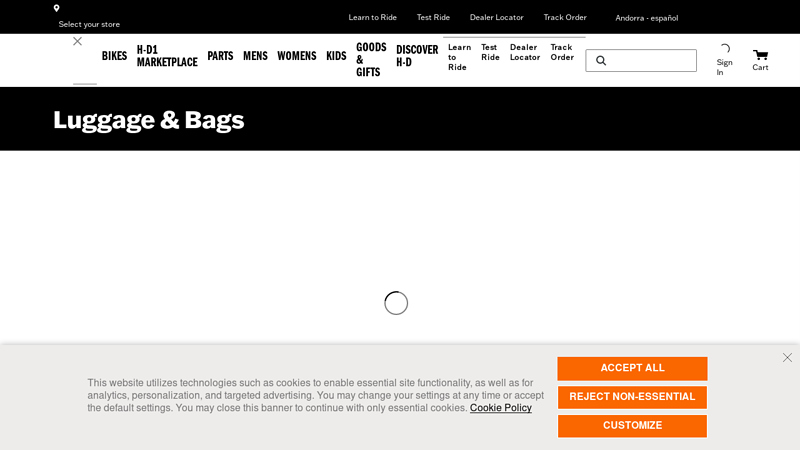 Luggage & Bags | Harley-Davidson USA