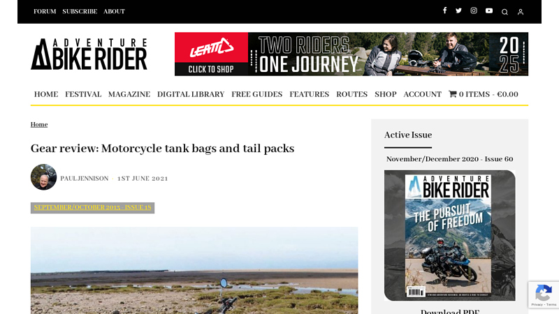 Gear review: Motorcycle tank bags and tail packs