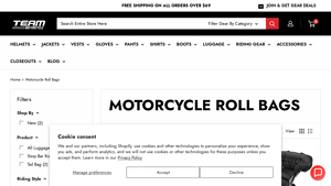 Team Motorcycle - Waterproof Roll Bags
