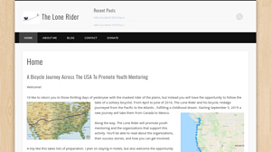 The Lone Rider - Youth Mentoring Journey