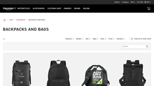 Triumph Motorcycles - 25L Ultralite Bag