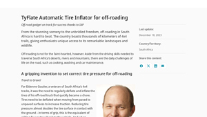 Wipo - TyFlate Automatic Tire Inflator