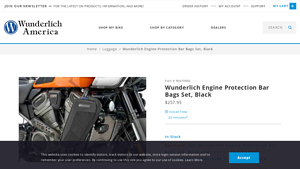 Wunderlich - Tank Protection Bar Bags Set