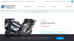 Wunderlich - Motorcycle Pannier Case EVO-1