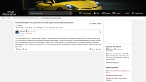 718 Forum - Tire Pressure Gauge & Portable Compressor Recommendations