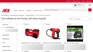 Ace Hardware - Tire Inflators & Air Pumps
