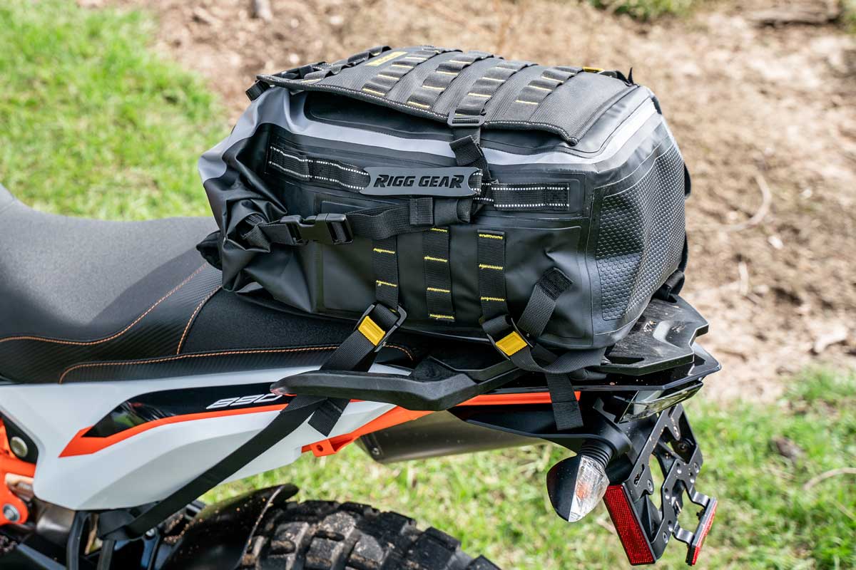 An application scenario or product detail of adventure bike soft luggage - Image 6