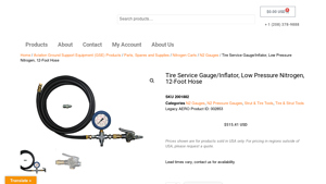 AeroSpecialties - Low-Pressure Nitrogen Tire Inflator