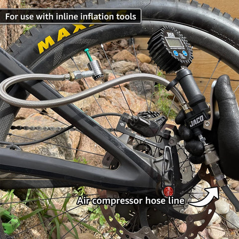An application scenario or product detail of air compressor bicycle tire inflator - Image 10