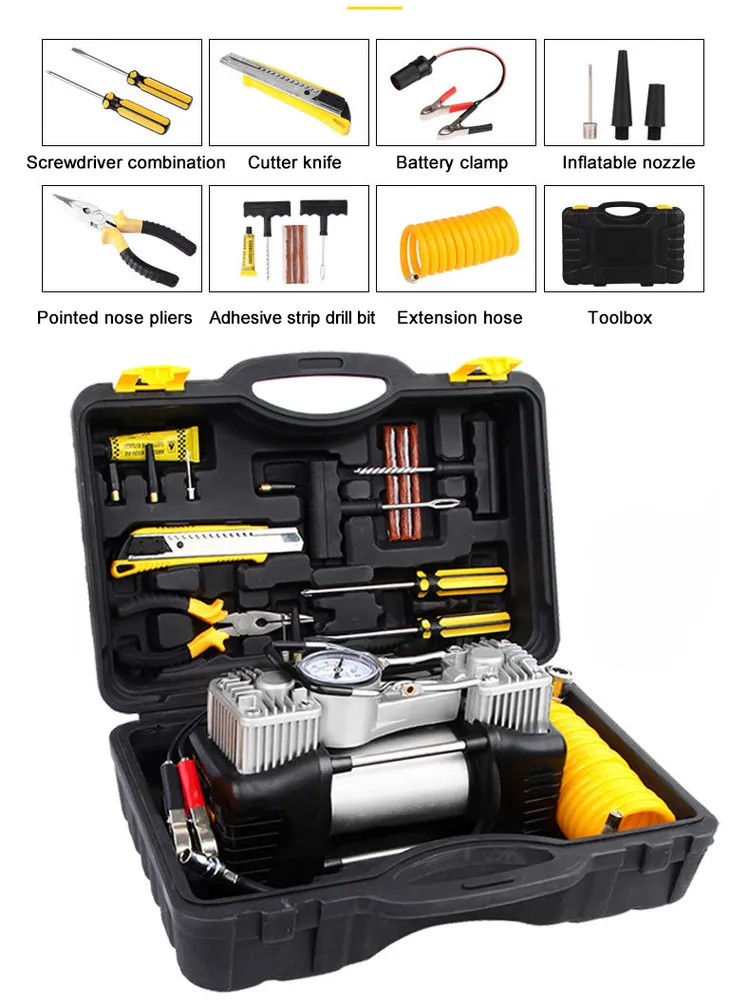 An application scenario or product detail of air compressor to inflate car tires - Image 16