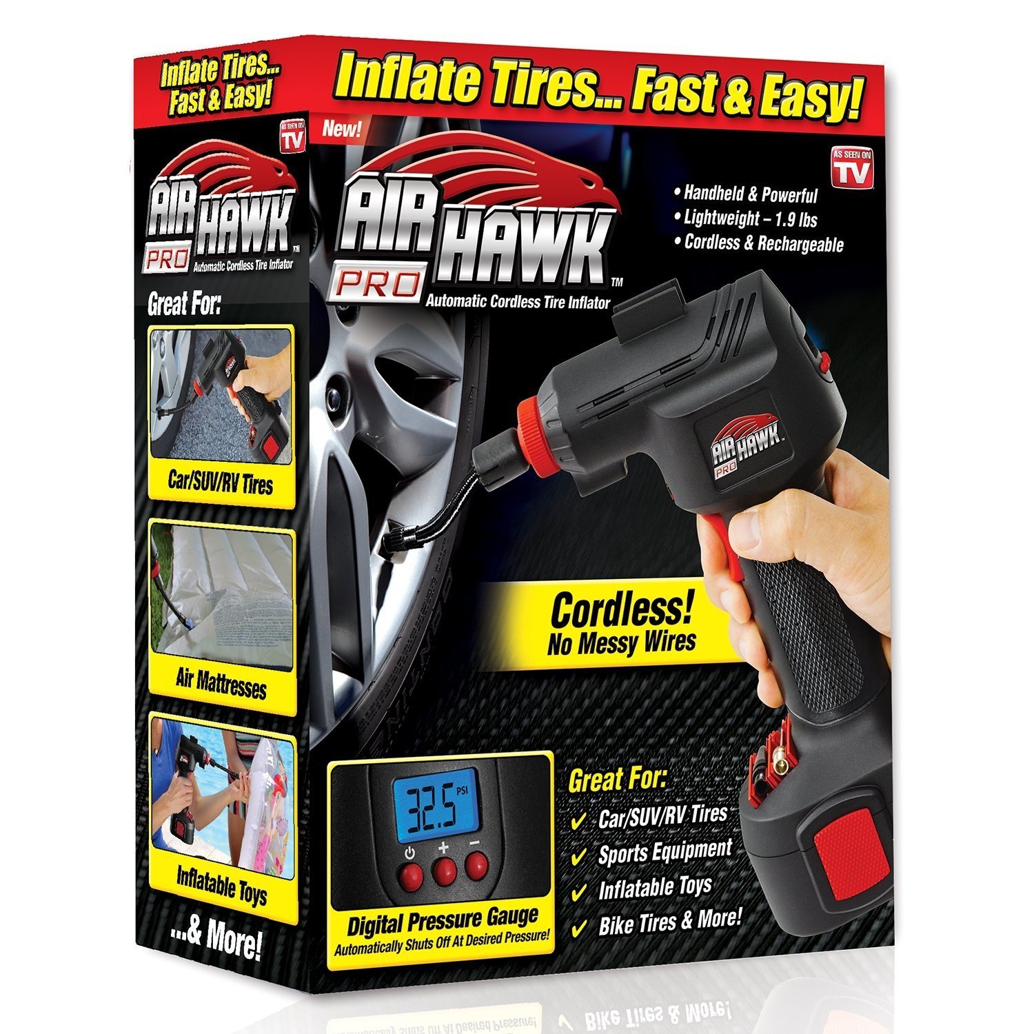 An application scenario or product detail of air hawk pro tire inflator - Image 1