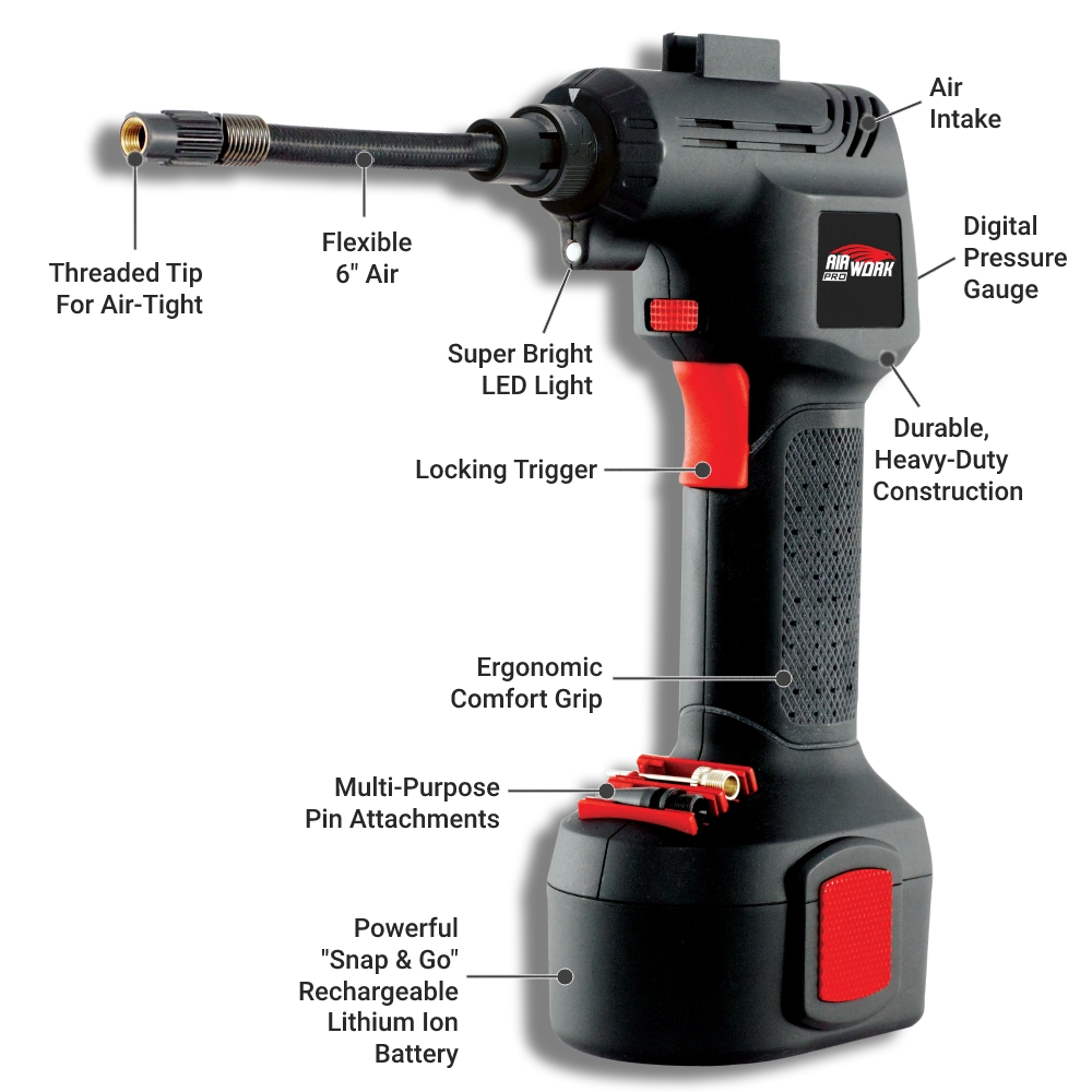 An application scenario or product detail of air hawk pro tire inflator - Image 11