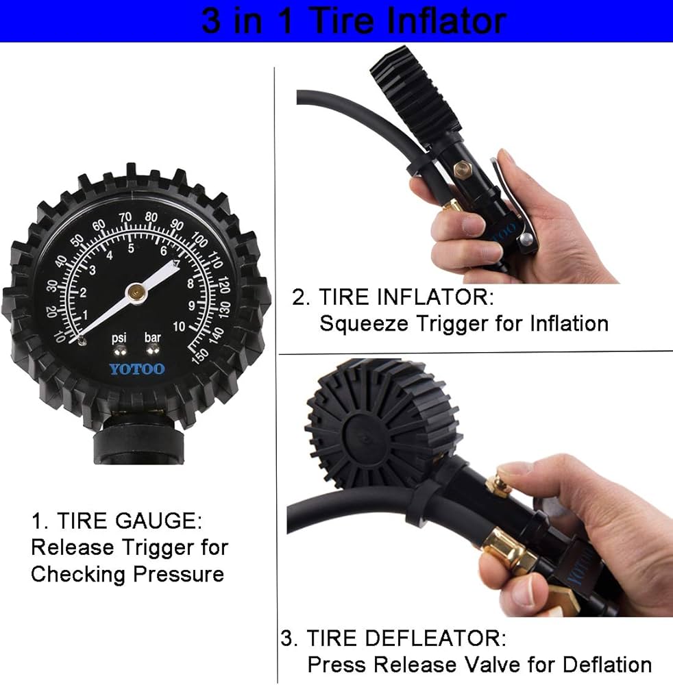 An application scenario or product detail of air hose tire inflator - Image 3