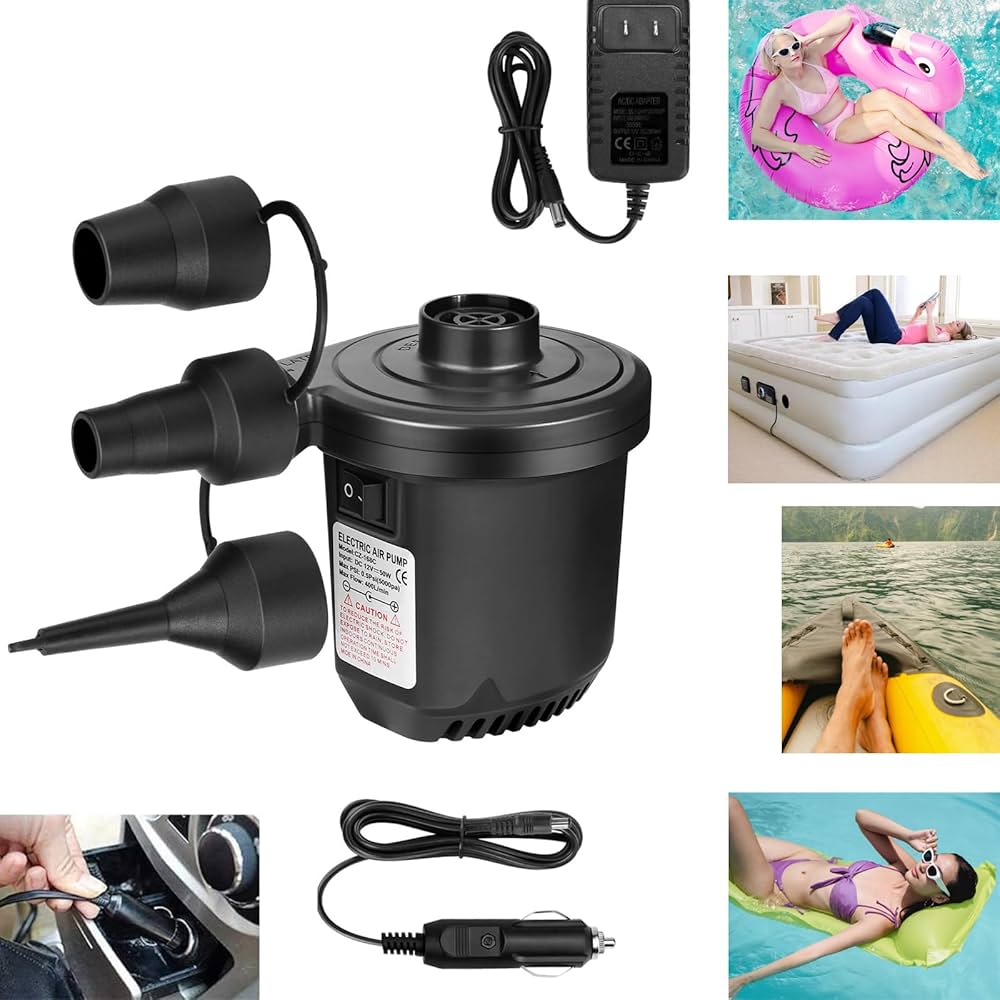 An application scenario or product detail of air mattress pump for car - Image 10