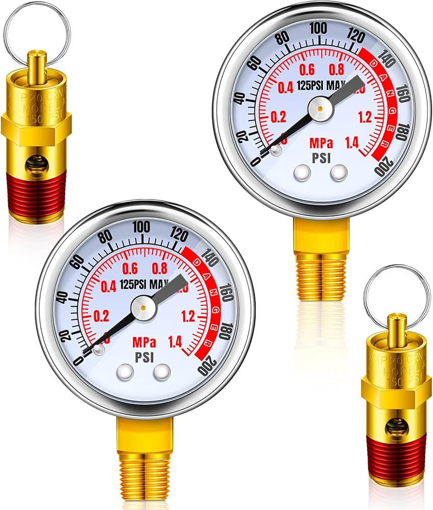 An application scenario or product detail of air pressure gauge for air compressor - Image 19