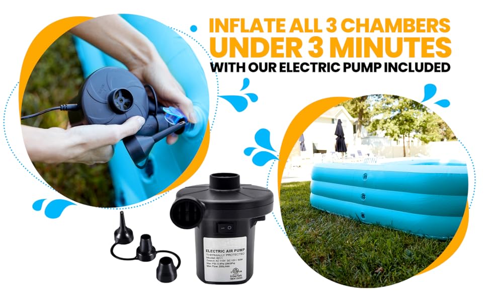 An application scenario or product detail of air pump for inflatable pool near me - Image 18