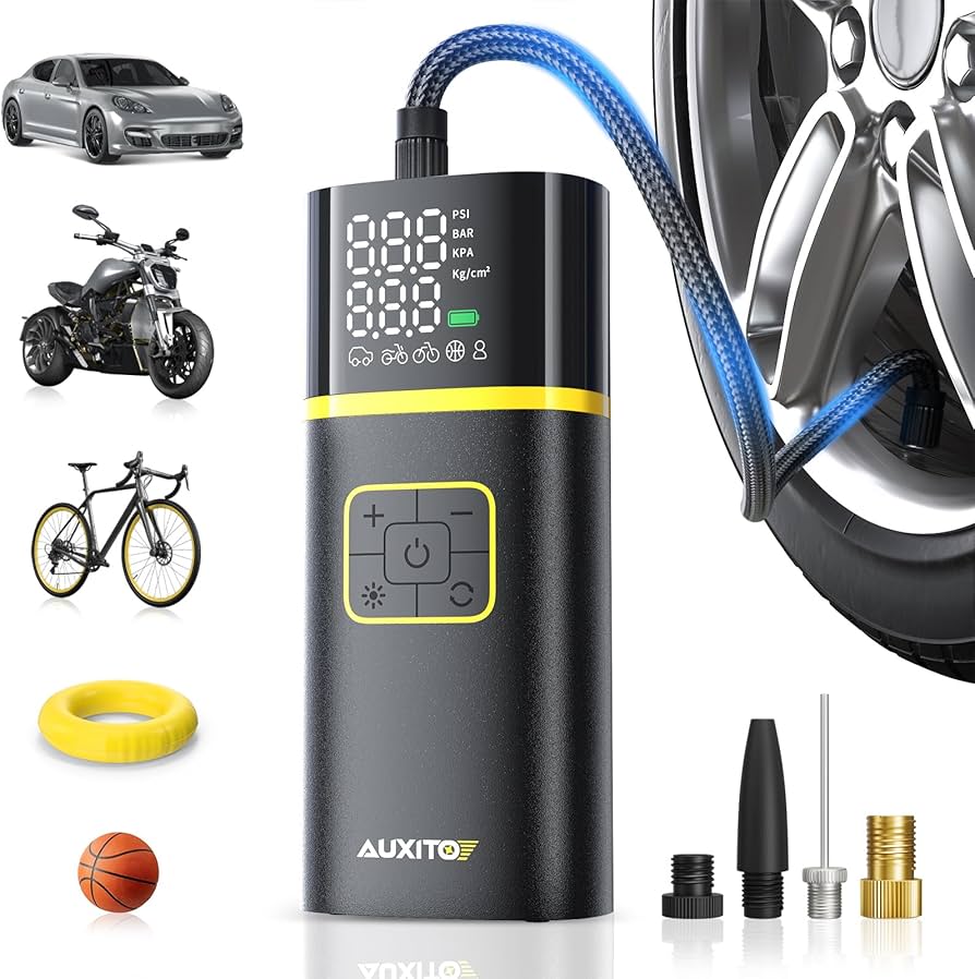 An application scenario or product detail of air pump for tires portable - Image 14