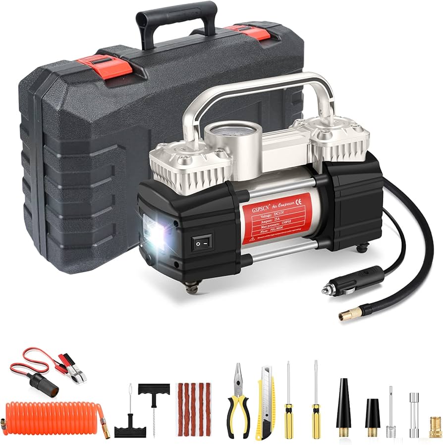 An application scenario or product detail of air pump for truck tires - Image 12