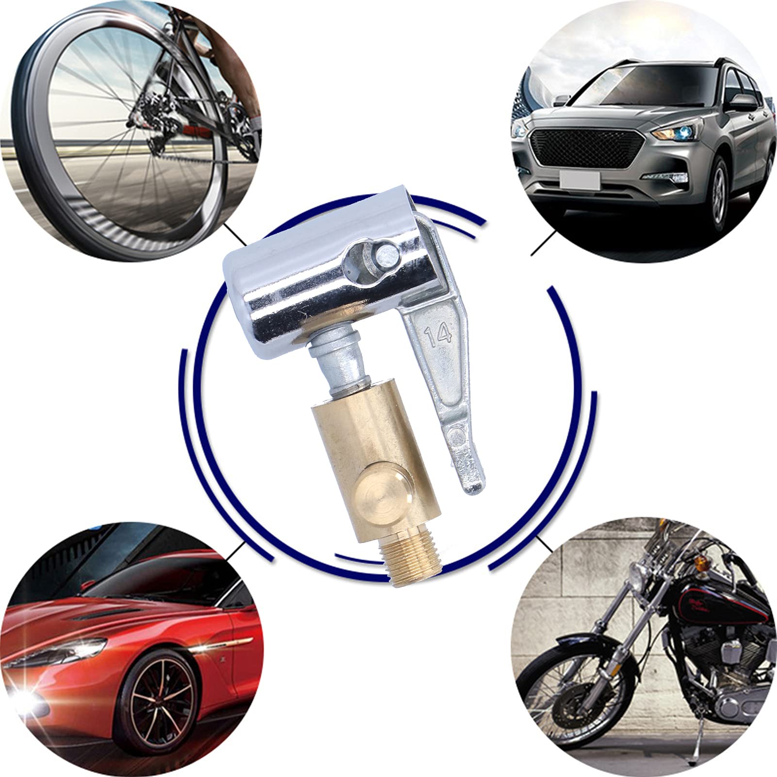 An application scenario or product detail of air pump with car adapter - Image 10