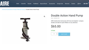 AIRE - Double Action Hand Pump
