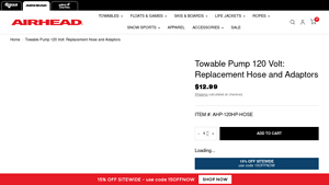 Airhead - Towable Air Pump Hose Replacement