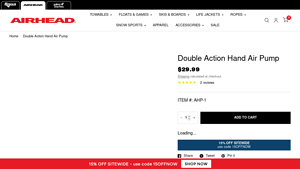 Airhead - Double Action Hand Pump