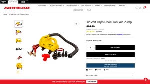 Airhead - 12V High-Pressure Air Pump