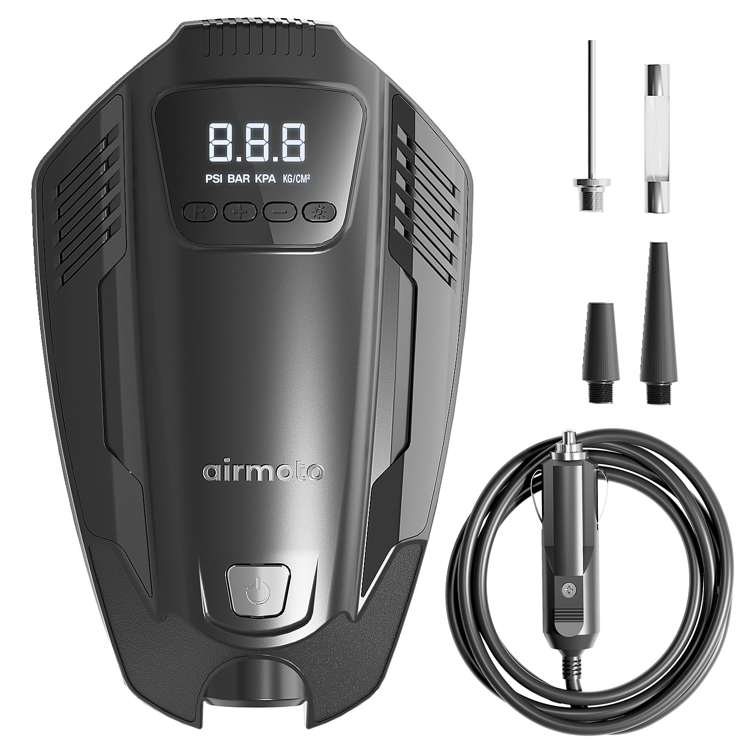 An application scenario or product detail of airmoto tire inflator portable air compressor - Image 5