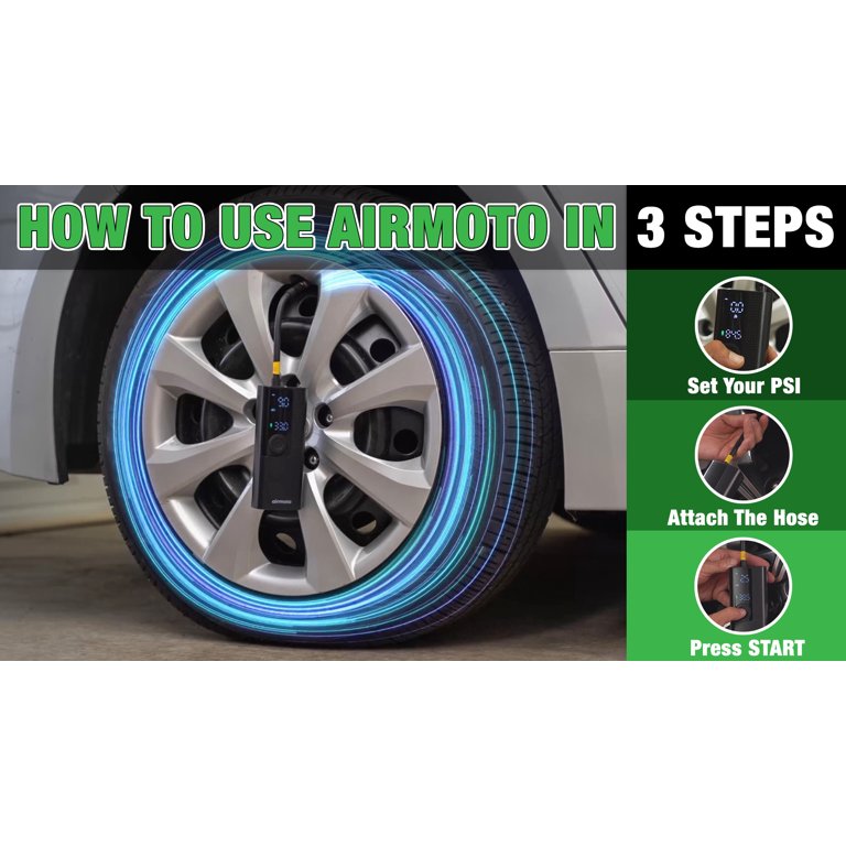 An application scenario or product detail of airmoto tire inflator portable air compressor - Image 18