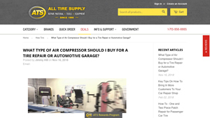 All Tire Supply - Air Compressors for Tire Repair