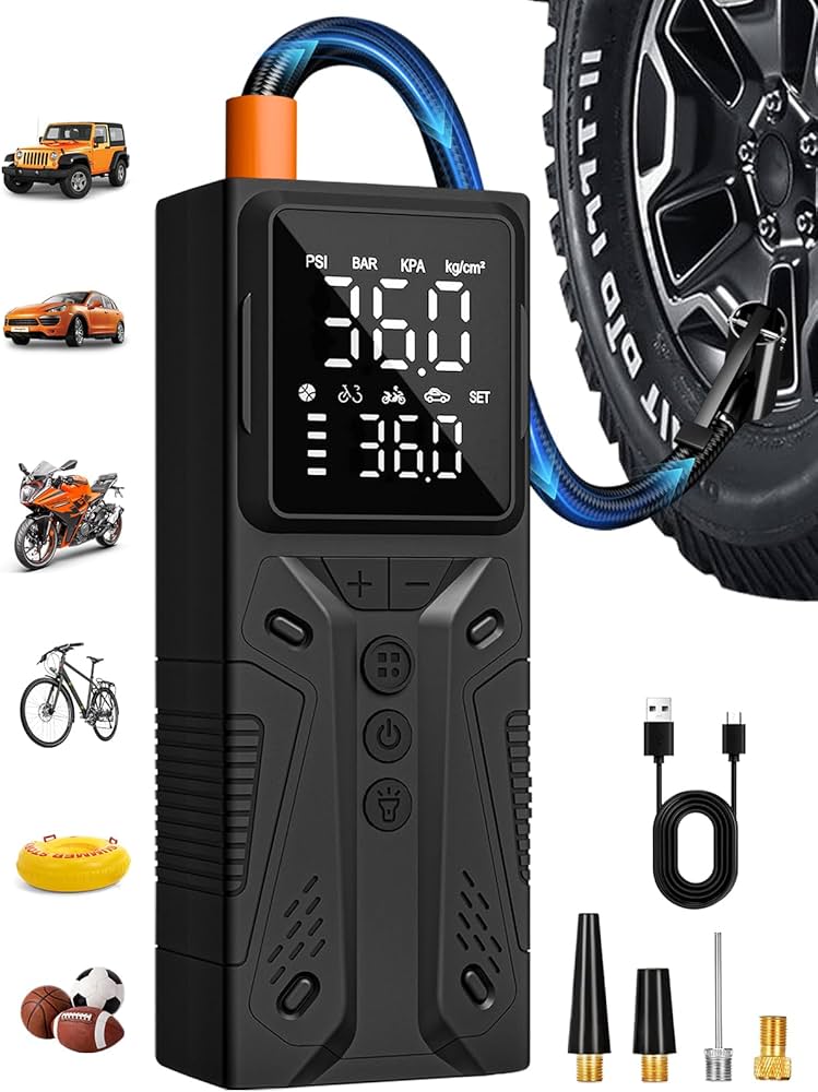 An application scenario or product detail of amazon portable tire inflator - Image 17