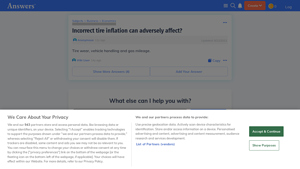 Answers - Tire Inflation Guide