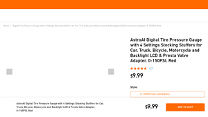 AstroAI - Digital Tire Pressure Gauge